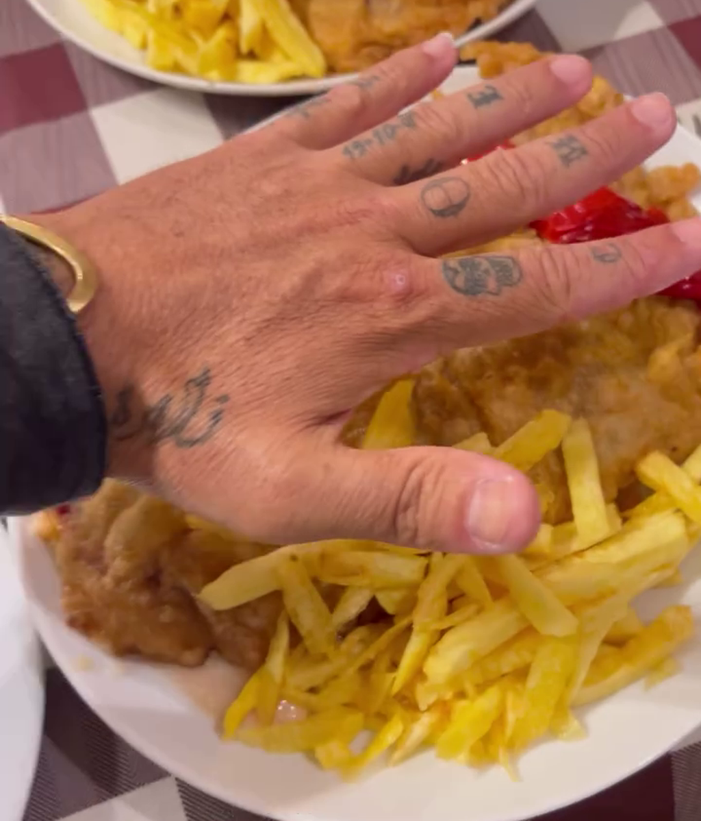 El tamaño de cada uno de los platos