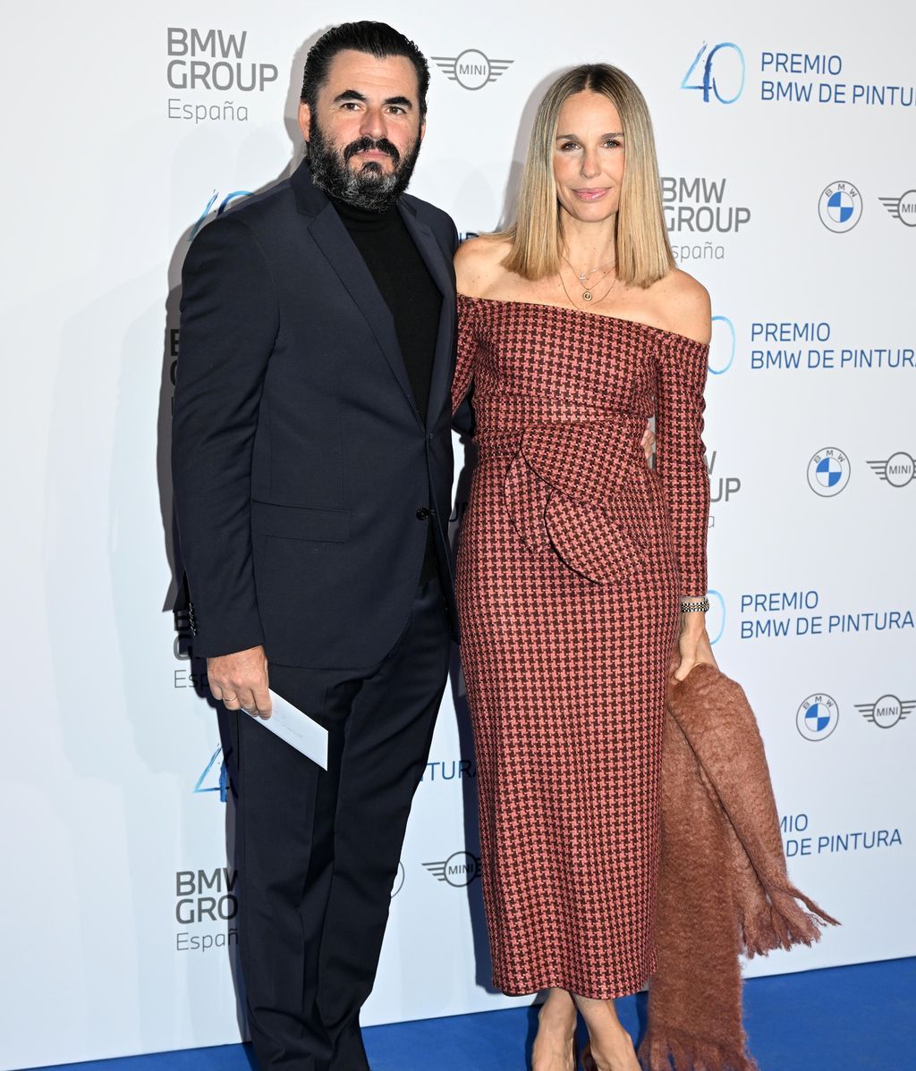 Emiliano Suárez y Carola Baleztena en el 40º Premio BMW de Pintura
