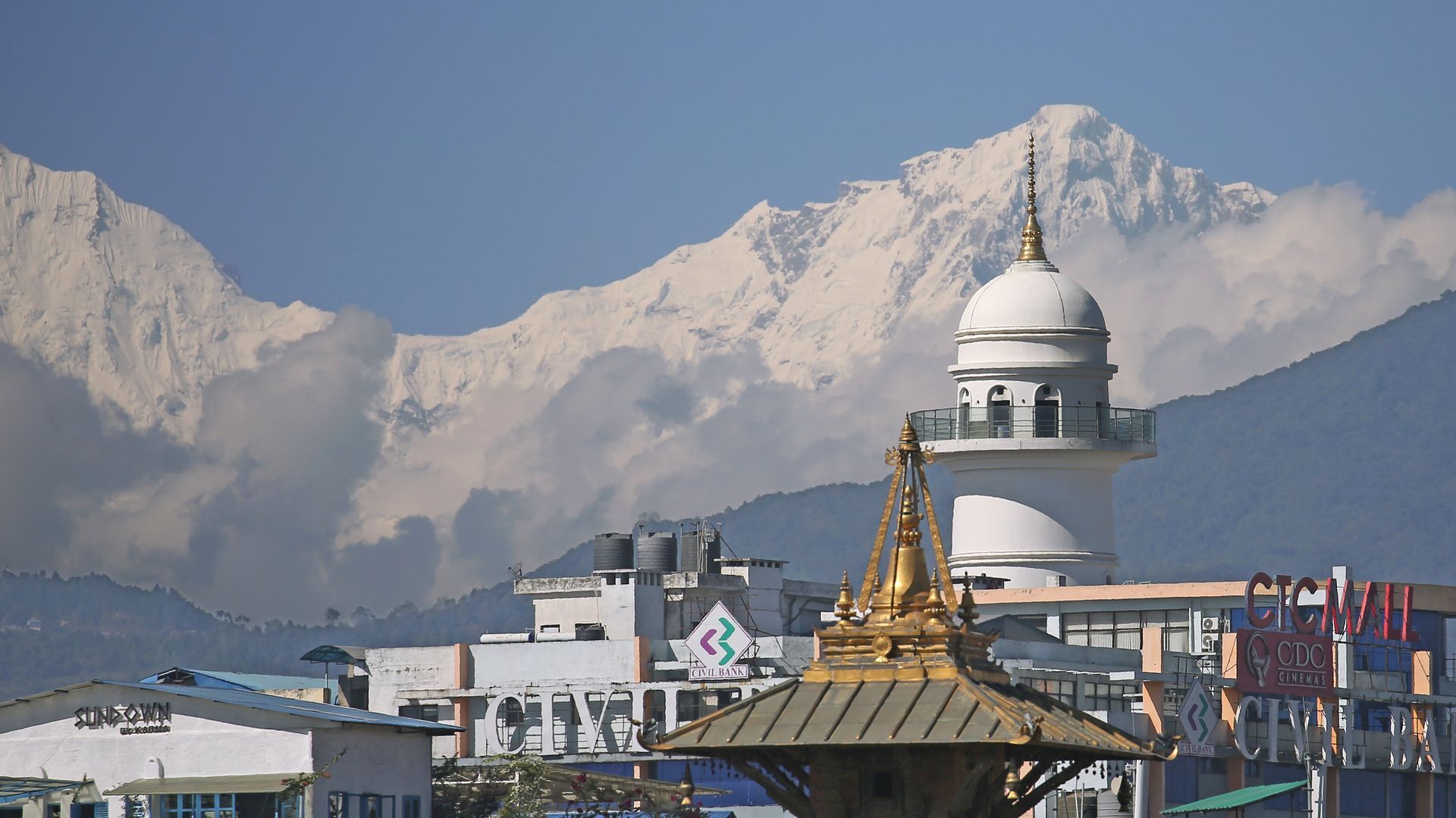 Imagen de la zona del Himalaya, en Katmandú, Nepal