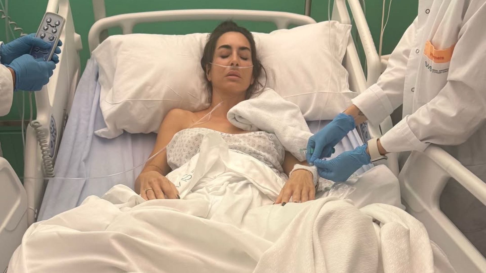 La influencer @espeworkout, ingresada en el hospital