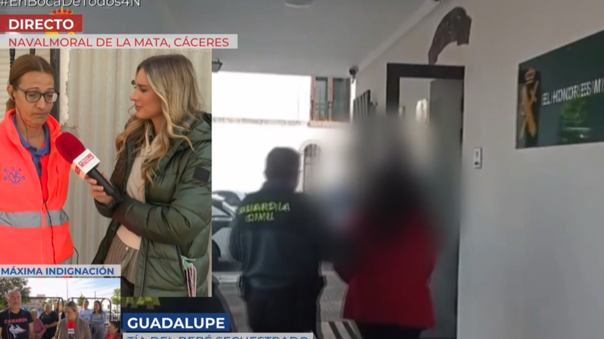 La tía del bebé secuestrado en Cáceres: "Se puso como loca cuando vio que no estaba" La tía del bebé secuestrado en Cáceres: "Se puso como loca cuando vio que no estaba"