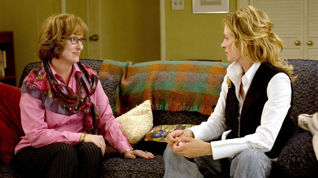 Meryl Streep y Uma Thurman como terapeuta y paciente en Secretos Compartidos