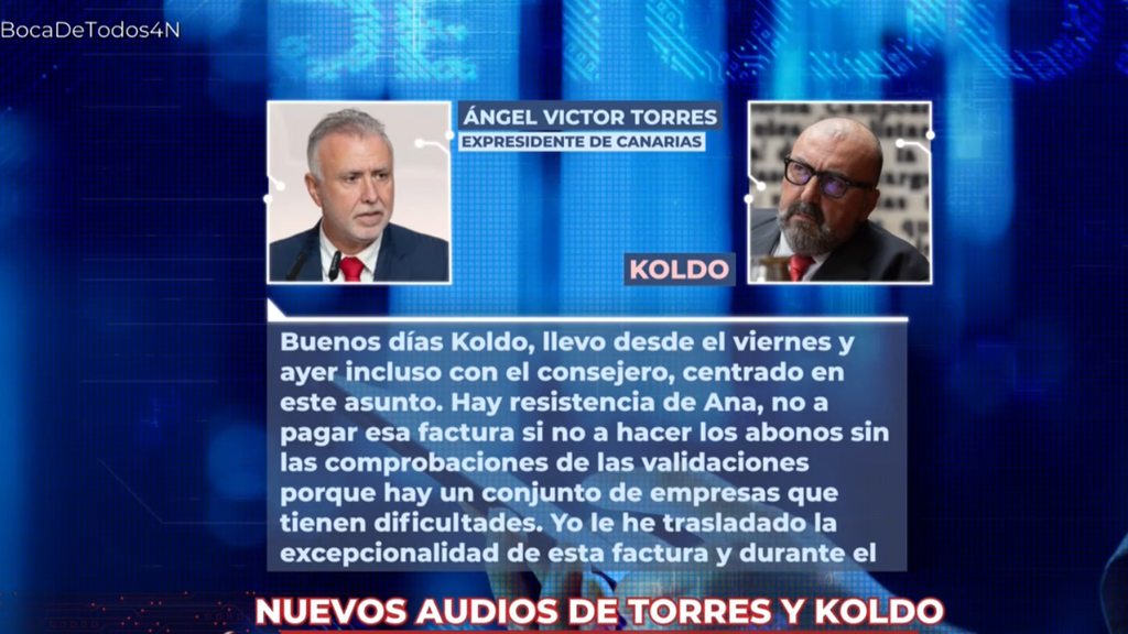 Nuevos impactantes audios entre Ángel Víctor Torres y Koldo García: "Estoy haciendo todos los esfuerzos"