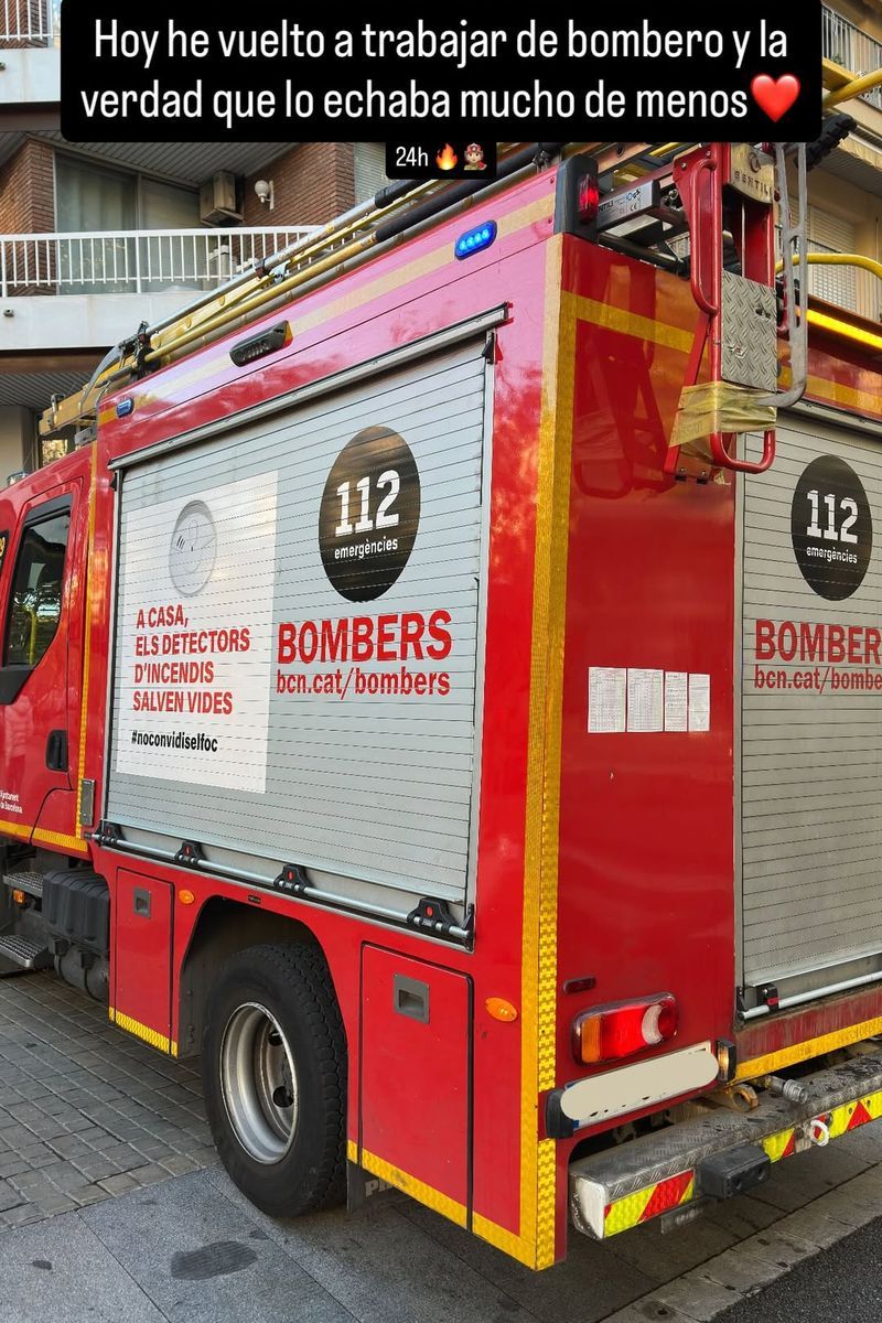 Torres ya ha vuelto a trabajar como bombero tras 'Supervivientes All Stars'