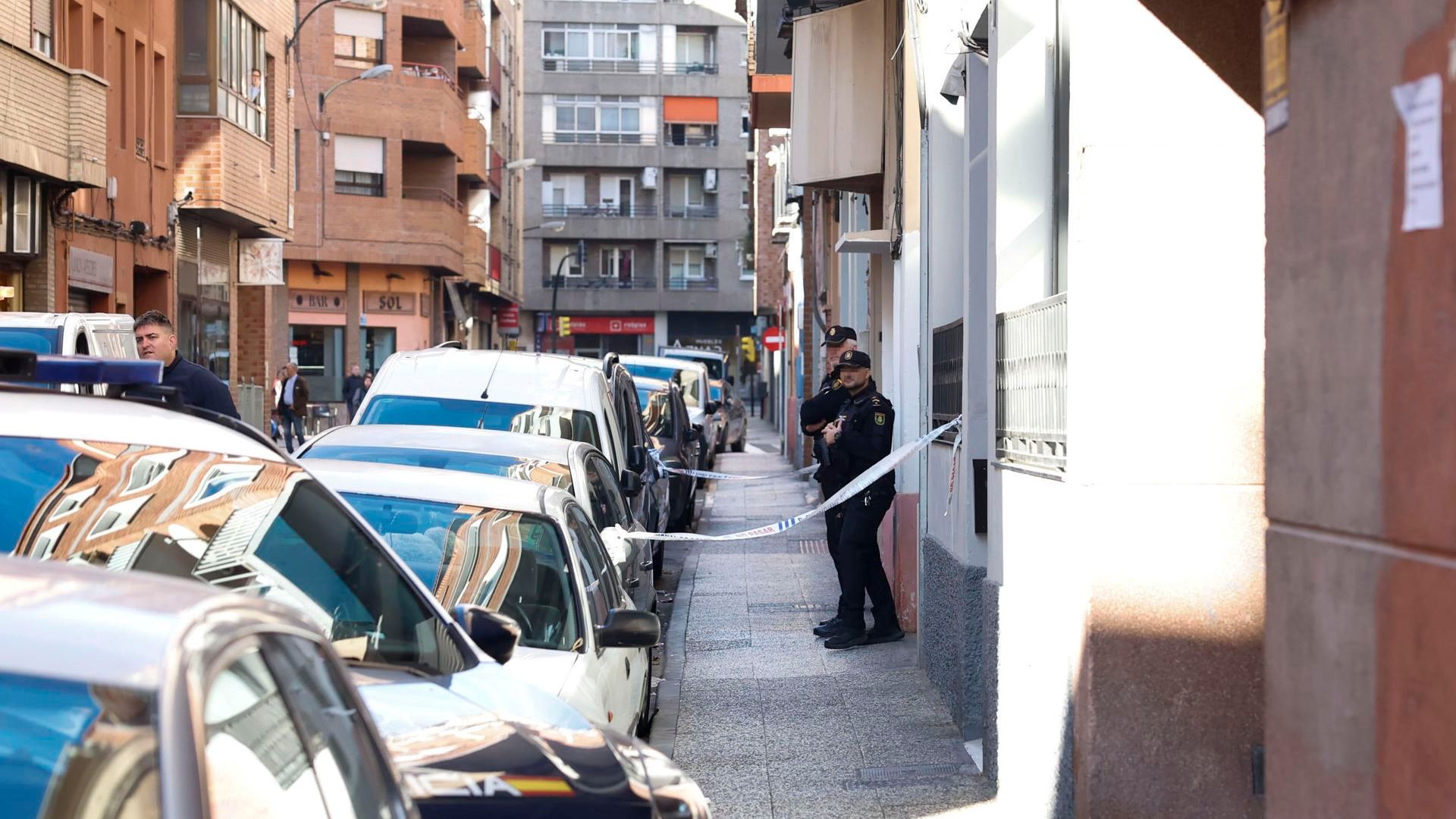 Domicilio donde Eugenia fue asesinada por su pareja en Zaragoza