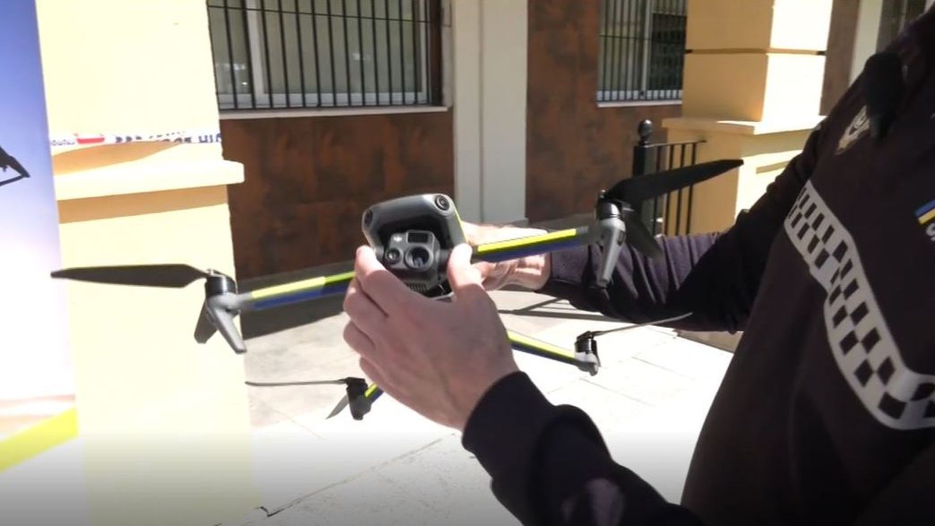 El dron que multará a los conductores en San Juan de Aznalfarache