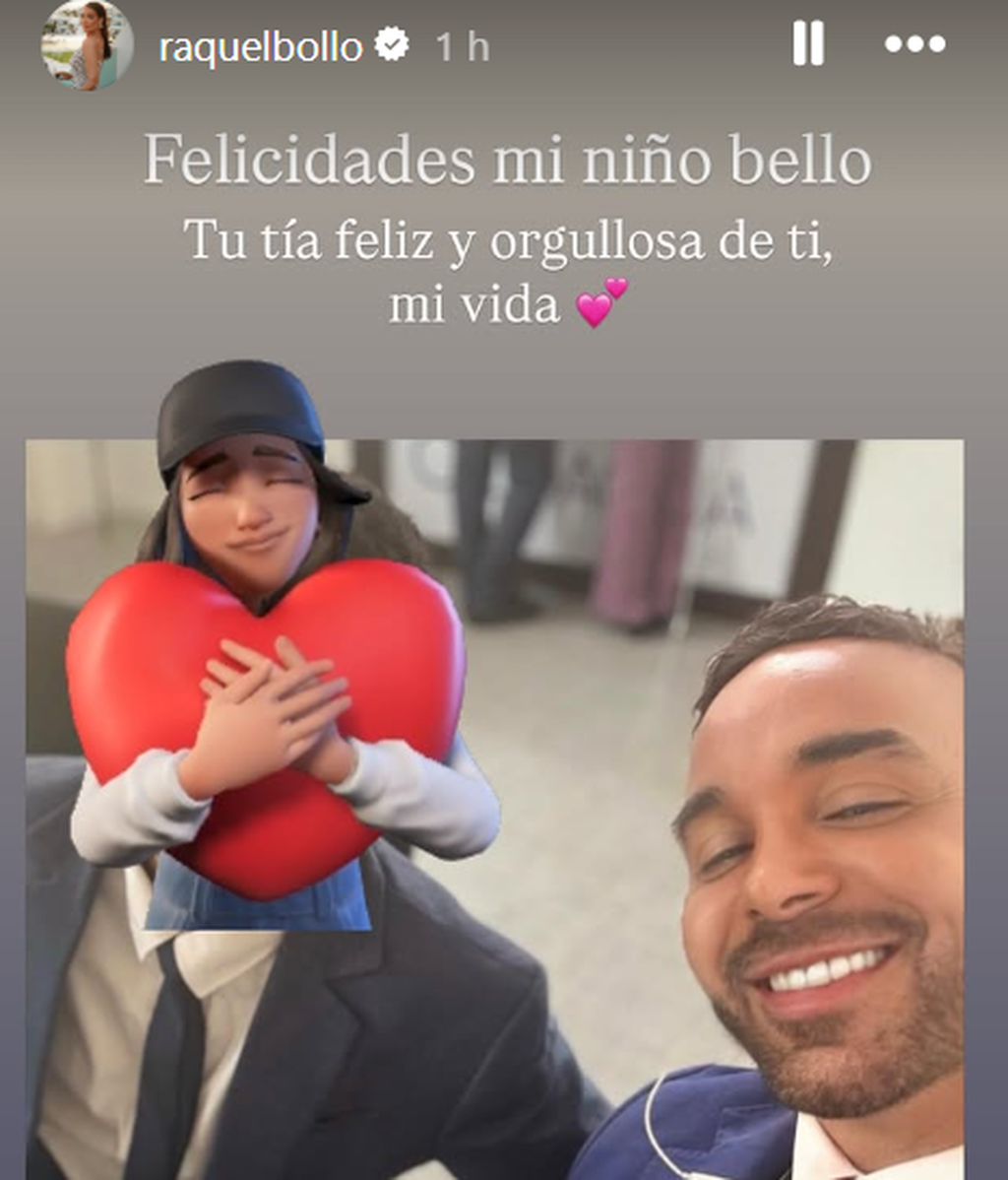 El mensaje de Raquel Bollo al hijo de Luis Rollán