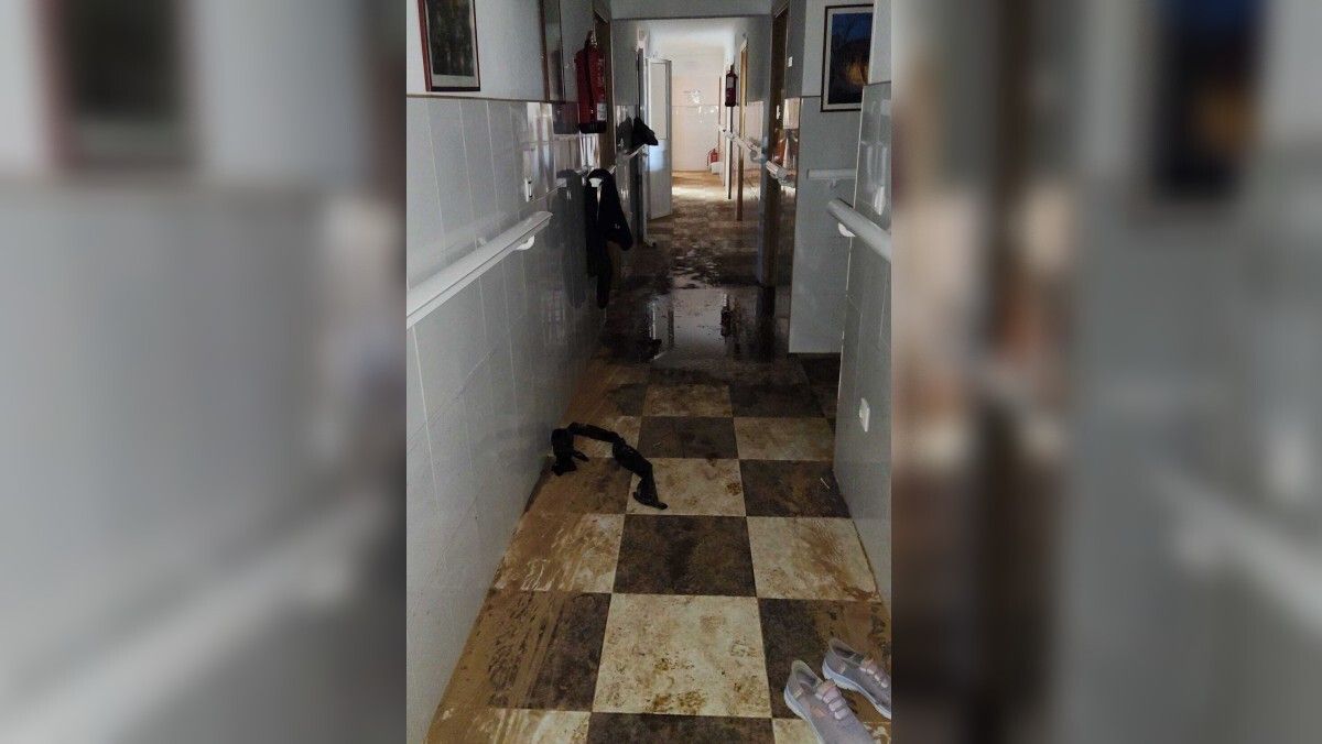 Estado en el que se encuentra la residencia una semana después de las lluvias