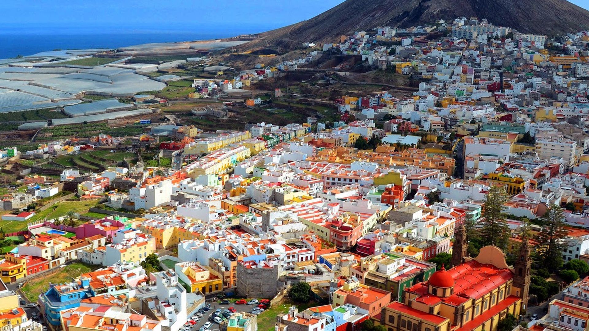 Imagen de la localidad de Gáldar, en Gran Canaria