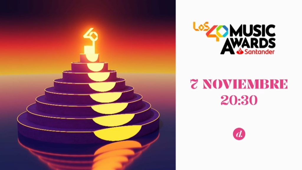 LOS40 Music Awards Santander 2025, el viernes 7 de noviembre a las 20:30 horas en Divinity