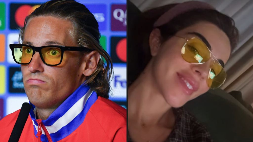 Marcos Llorente y Violeta Mangriñán, en un montaje de fotos