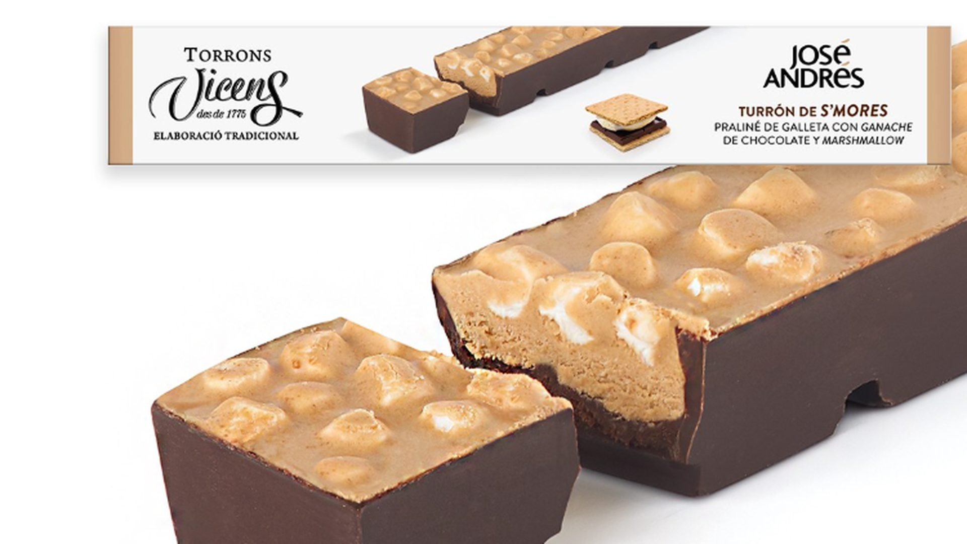 Turrón de S'Mores del chef José Andrés