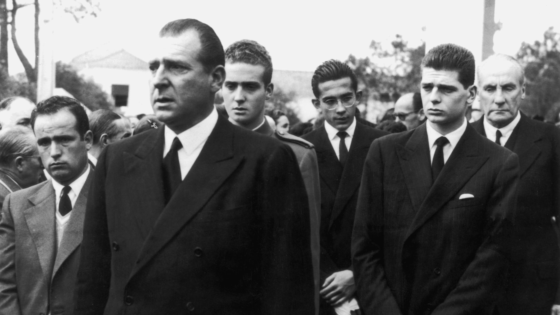 Una imagen del funeral de Alfonso de Borbón