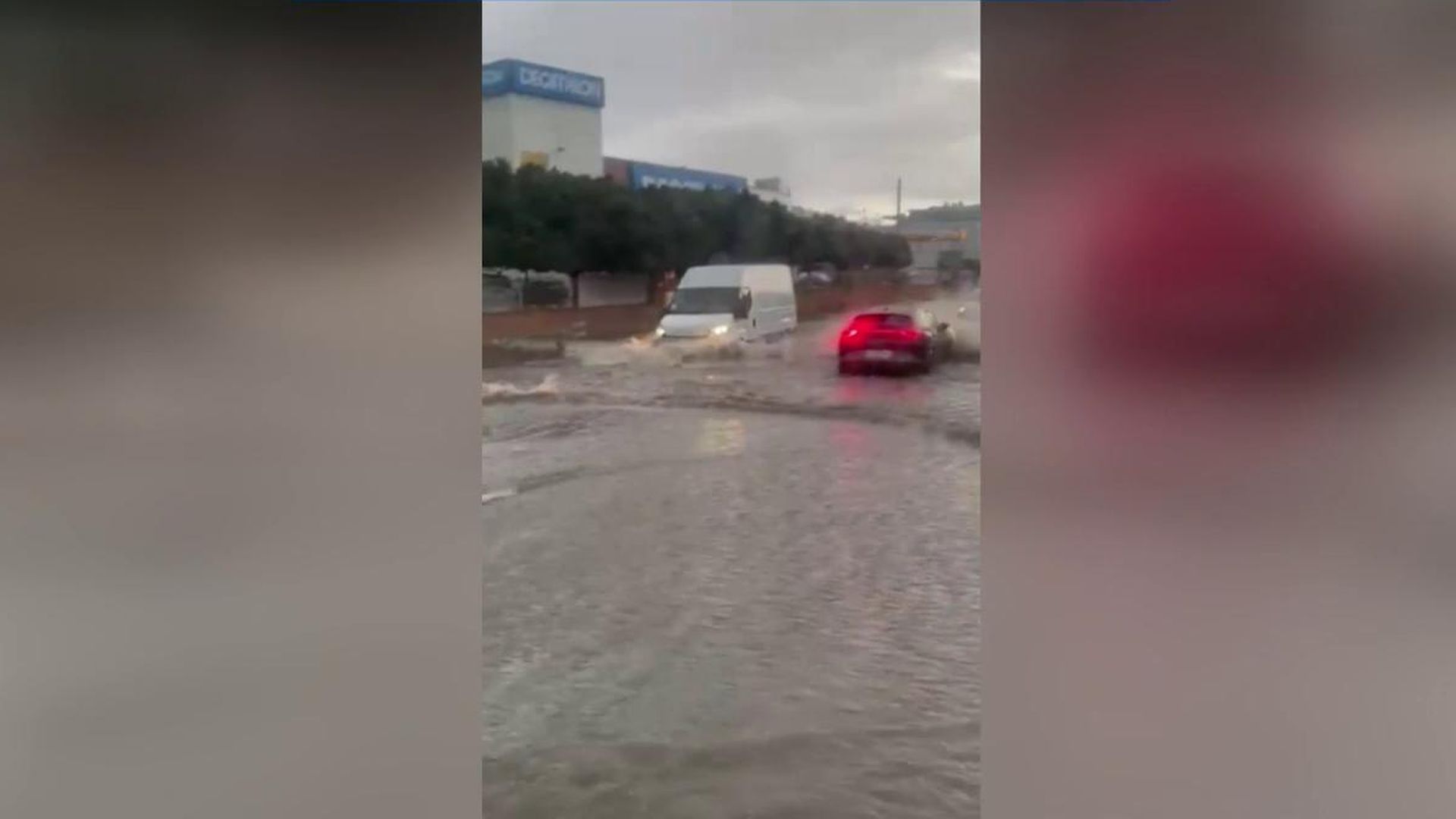 Baleares, colapsada por las lluvias: 64 incidencias en Mallorca y rachas de hasta 100 km/h
