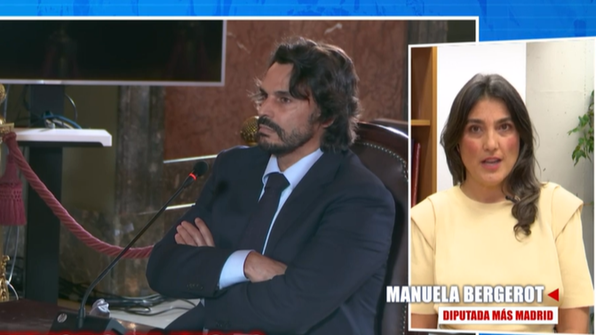Manuela Bergerot, diputada de Más Madrid tras pedir la retirada del pasaporte del novio de Ayuso: "Queremos saber donde está cada último euro de los españoles"