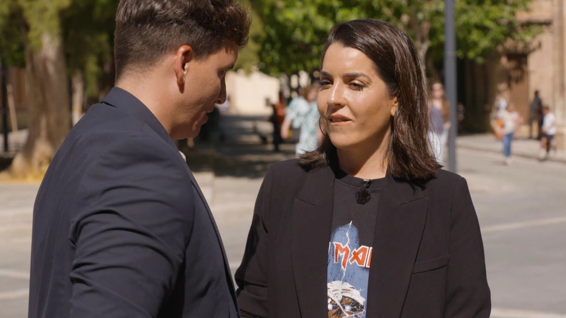 Ruth Lorenzo, junto a Xuso Jones, en 'Lo sabe, no lo sabe'