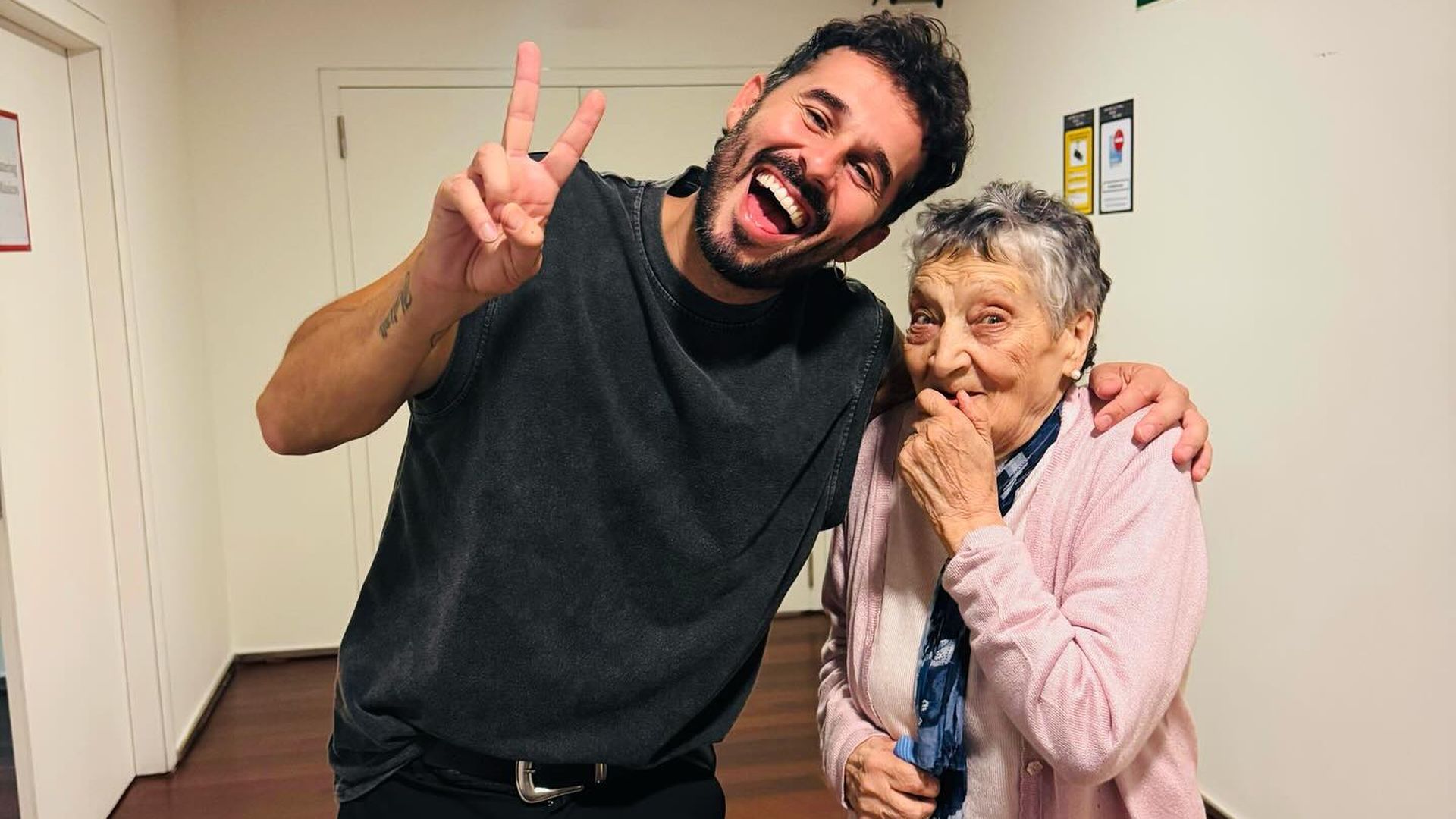 Antoñito Molina y la abuela Carmen