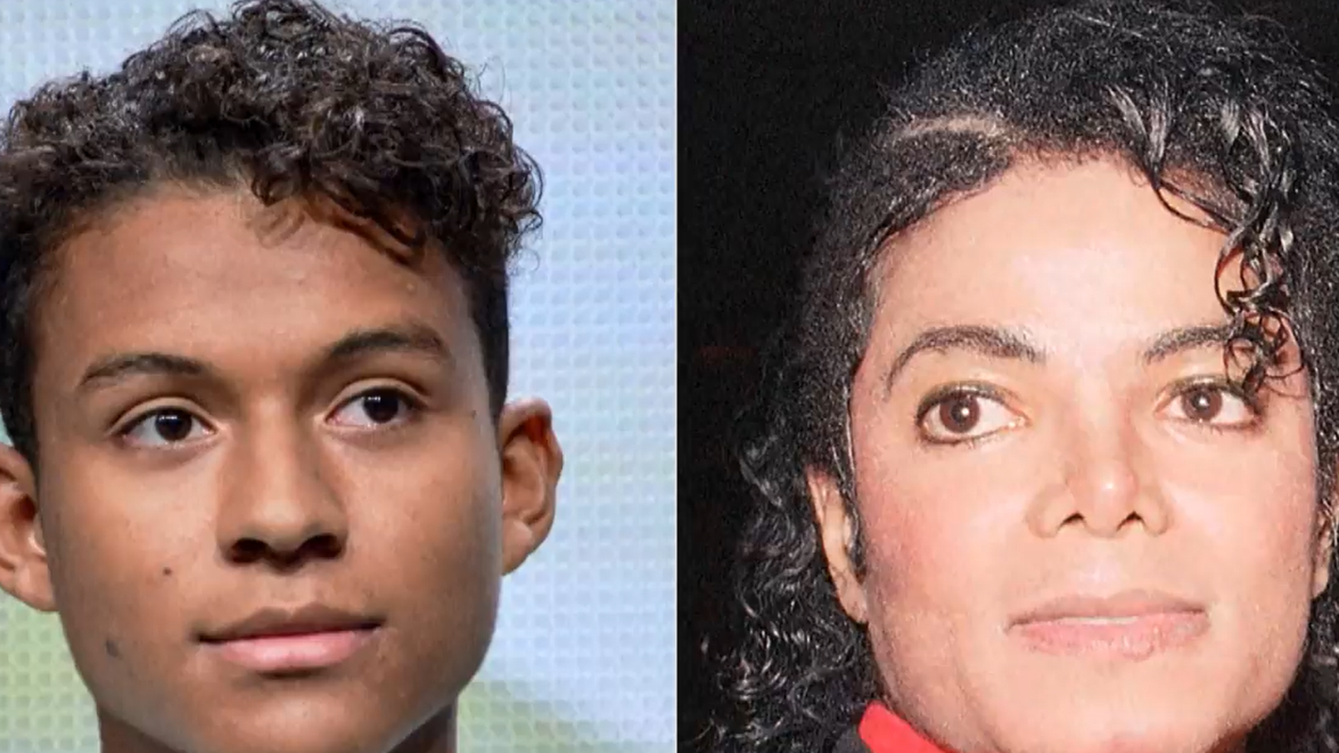 Comparación del sobrino del 'rey del pop', Jafar Jackson, con él mismo. Comparación del sobrino del 'rey del pop', Jafar Jackson, con él mismo.