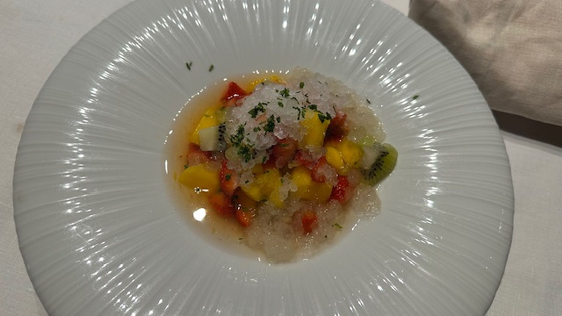 Ensalada fría de frutas