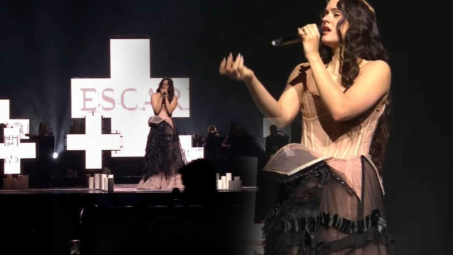 La actuación en directo de Rosalía en la gala de los '40 Music Awards': 'Reliquia', la canción que mejor define su álbum 'LUX'