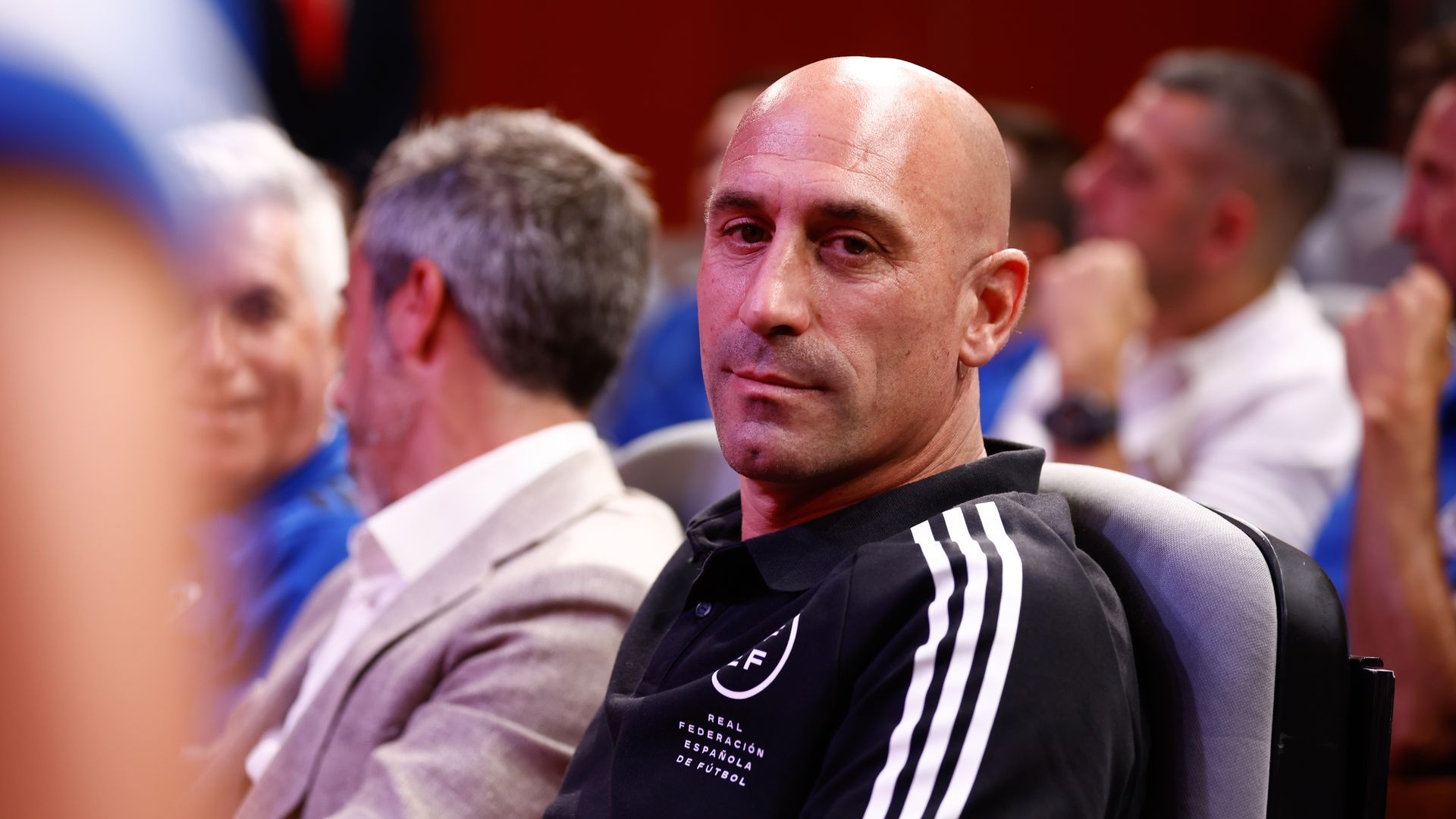 Luis Rubiales, Expresidente de la RFEF, durante una conferencia de prensa