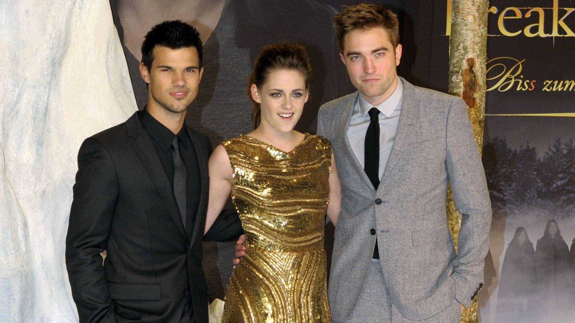 Taylor Lautner, Kristen Stewart y Robert Pattinson