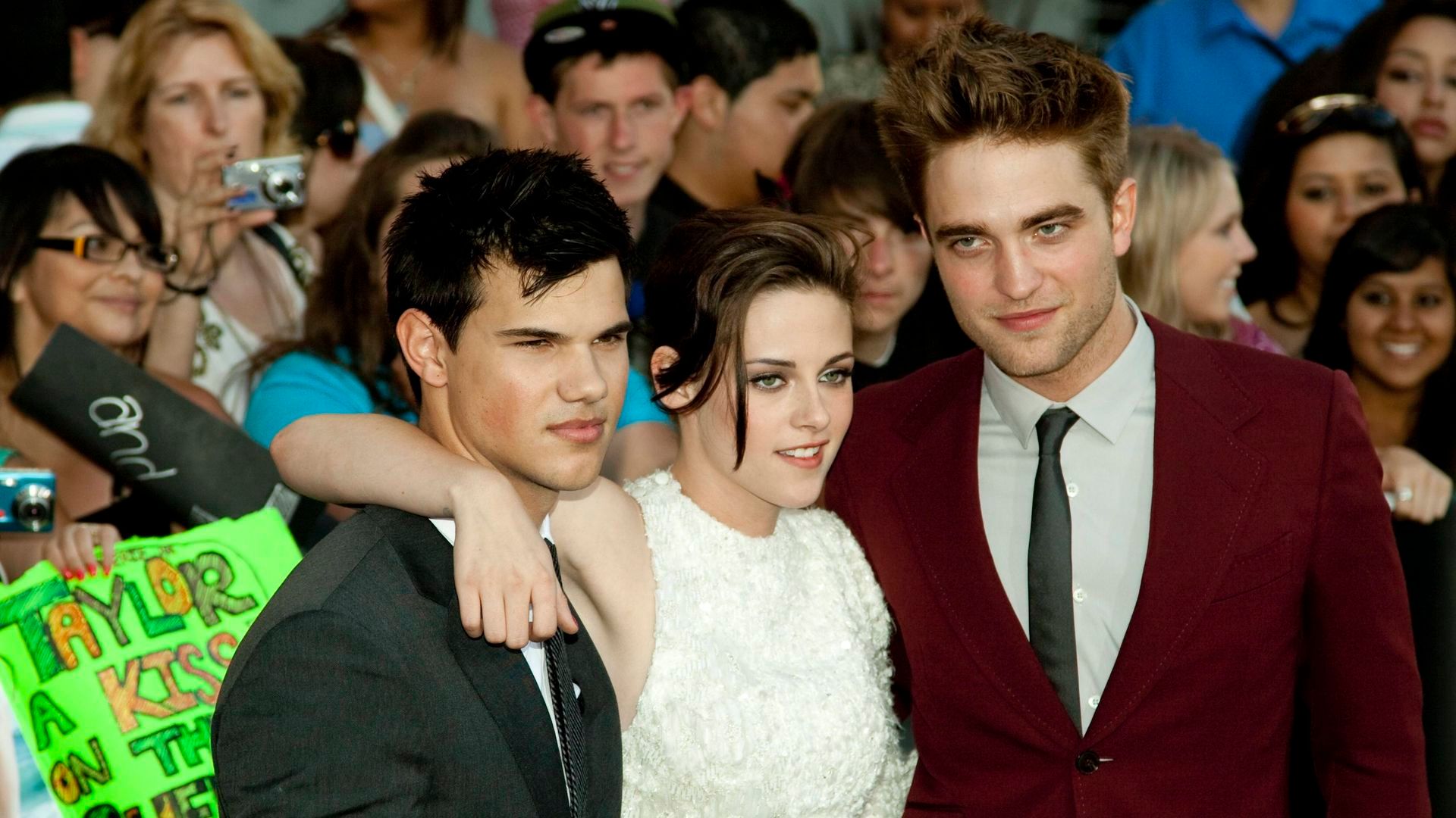 Taylor Lautner, Kristen Stewart y Robert Pattinson