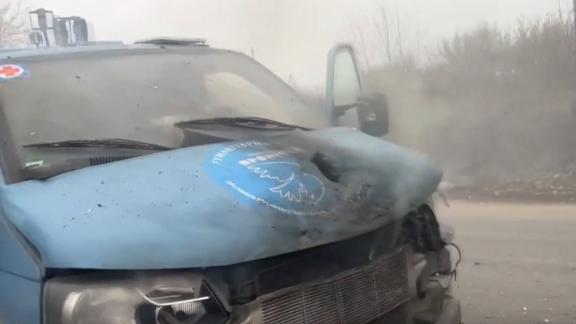 Ataque ruso a un grupo de periodistas en Ucrania