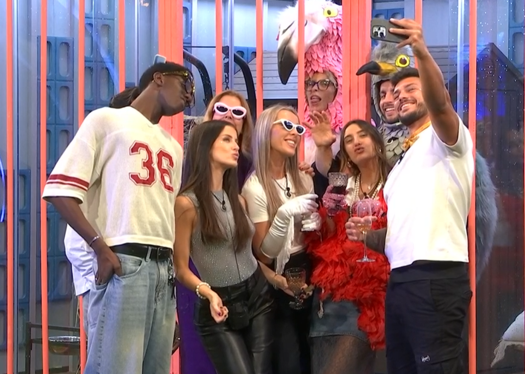 Fotos de grupo en la pajarera