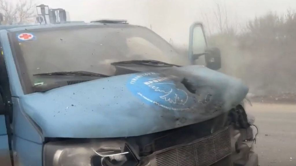Una periodista española, entre los supervivientes al ataque de un dron ruso a un convoy humanitario en Ucrania