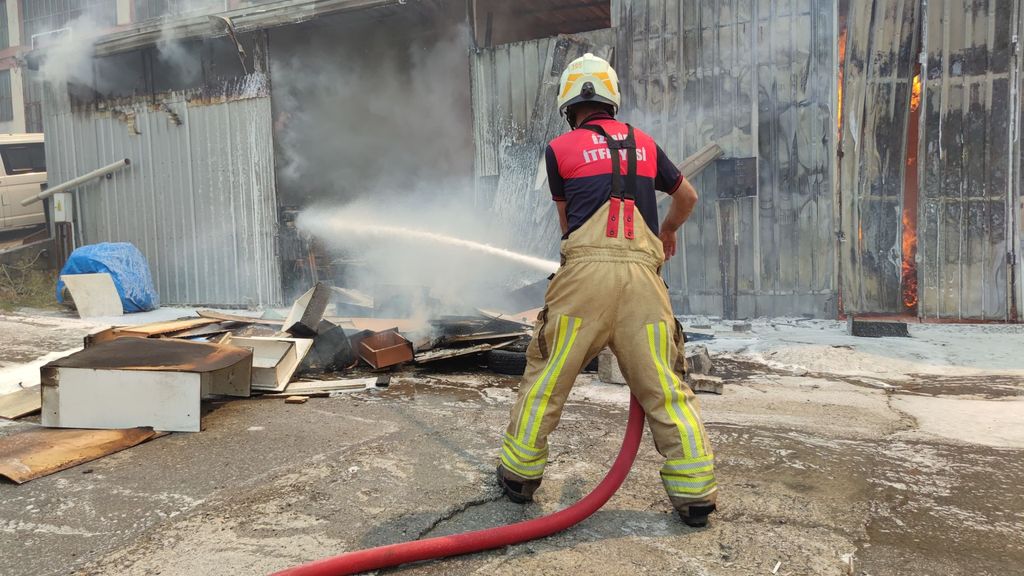 Imagen de archivo de un bombero en Turquía