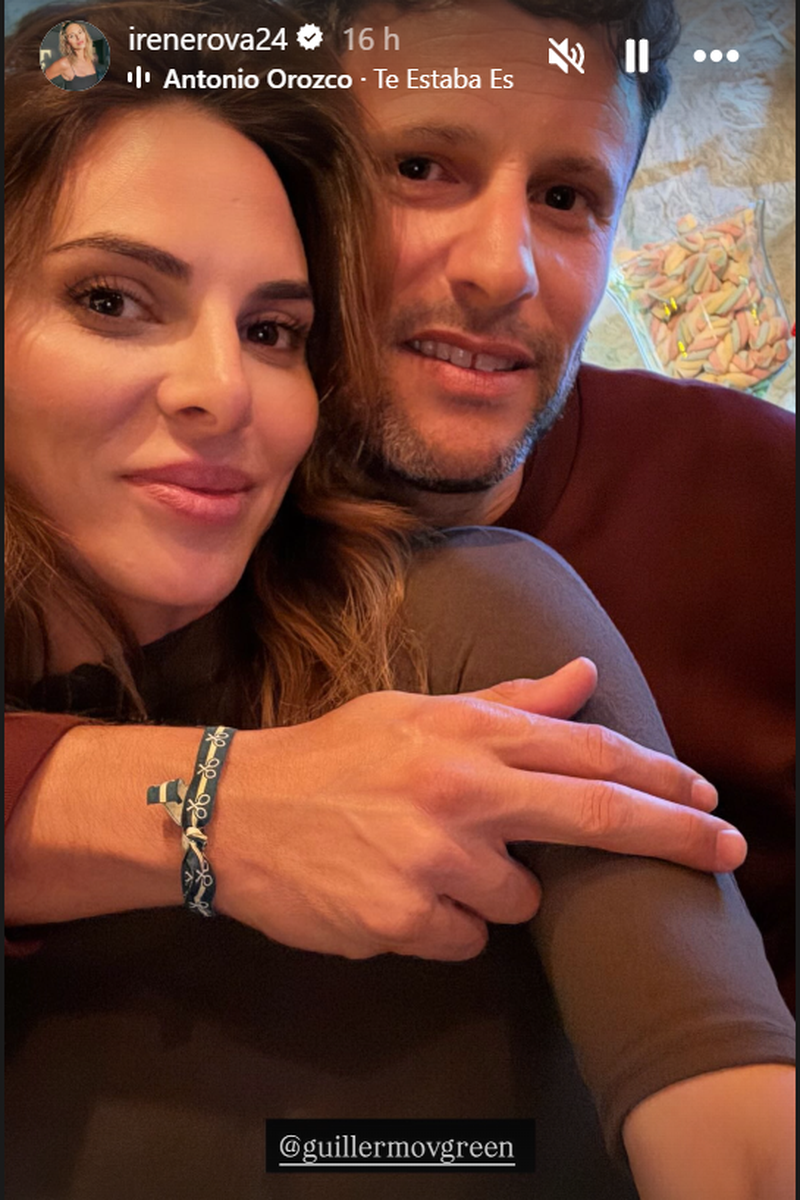 Irene Rosales con Guillermo