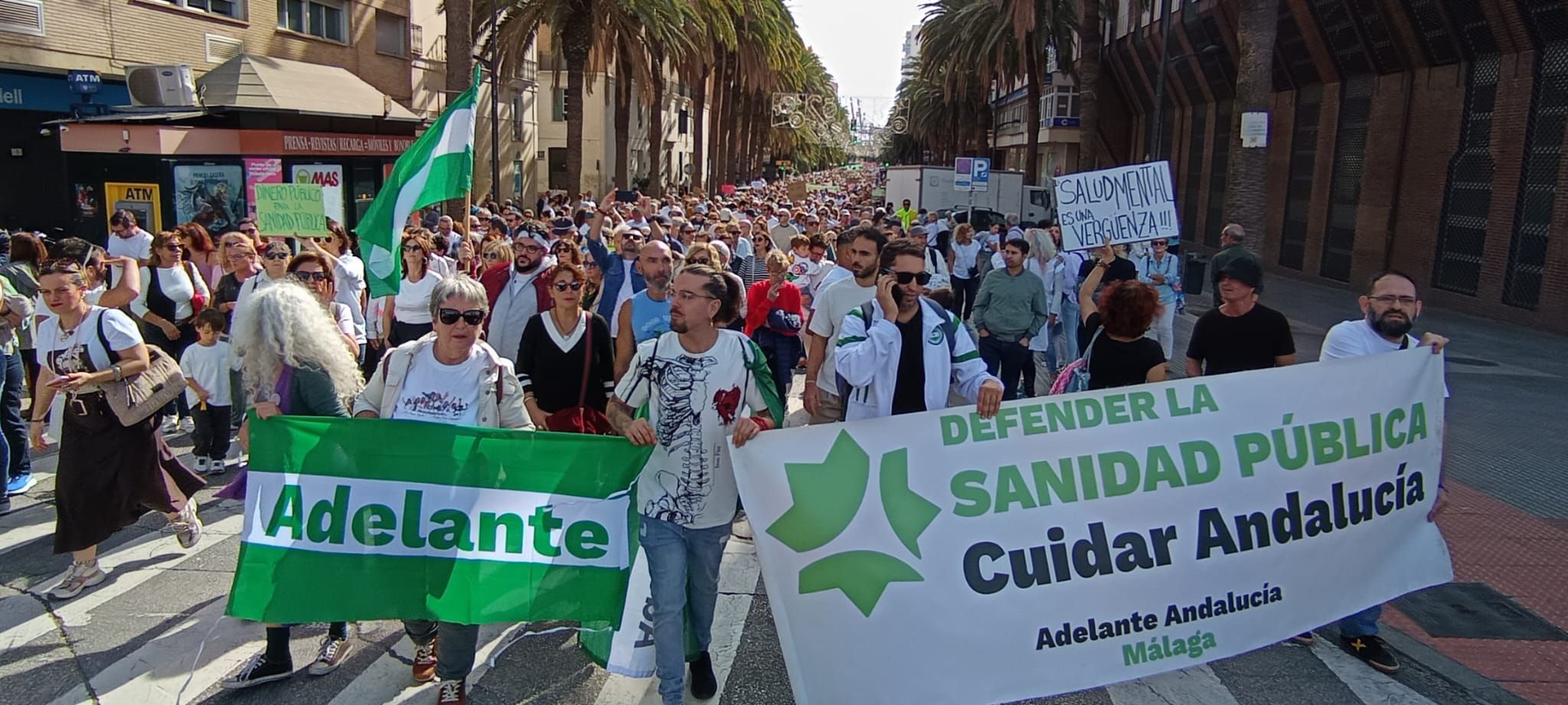 Manifestación por la sanidad pública andaluza