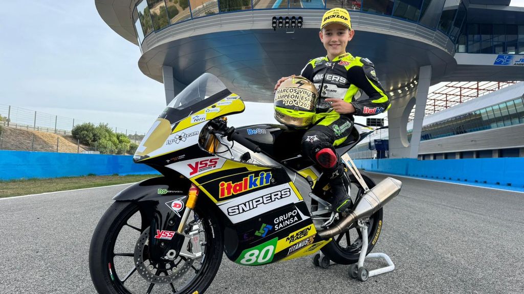 Este fin de semana, el piloto vitoriano se ha proclamado oficialmente campeón de España de Moto4