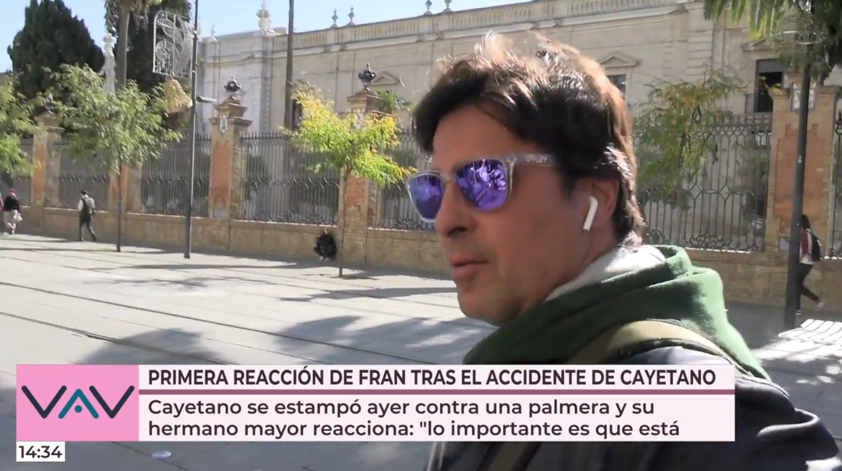 La primera reacción de Fran tras el accidente de su hermano Cayetano Rivera: "Lo importante es que está bien"