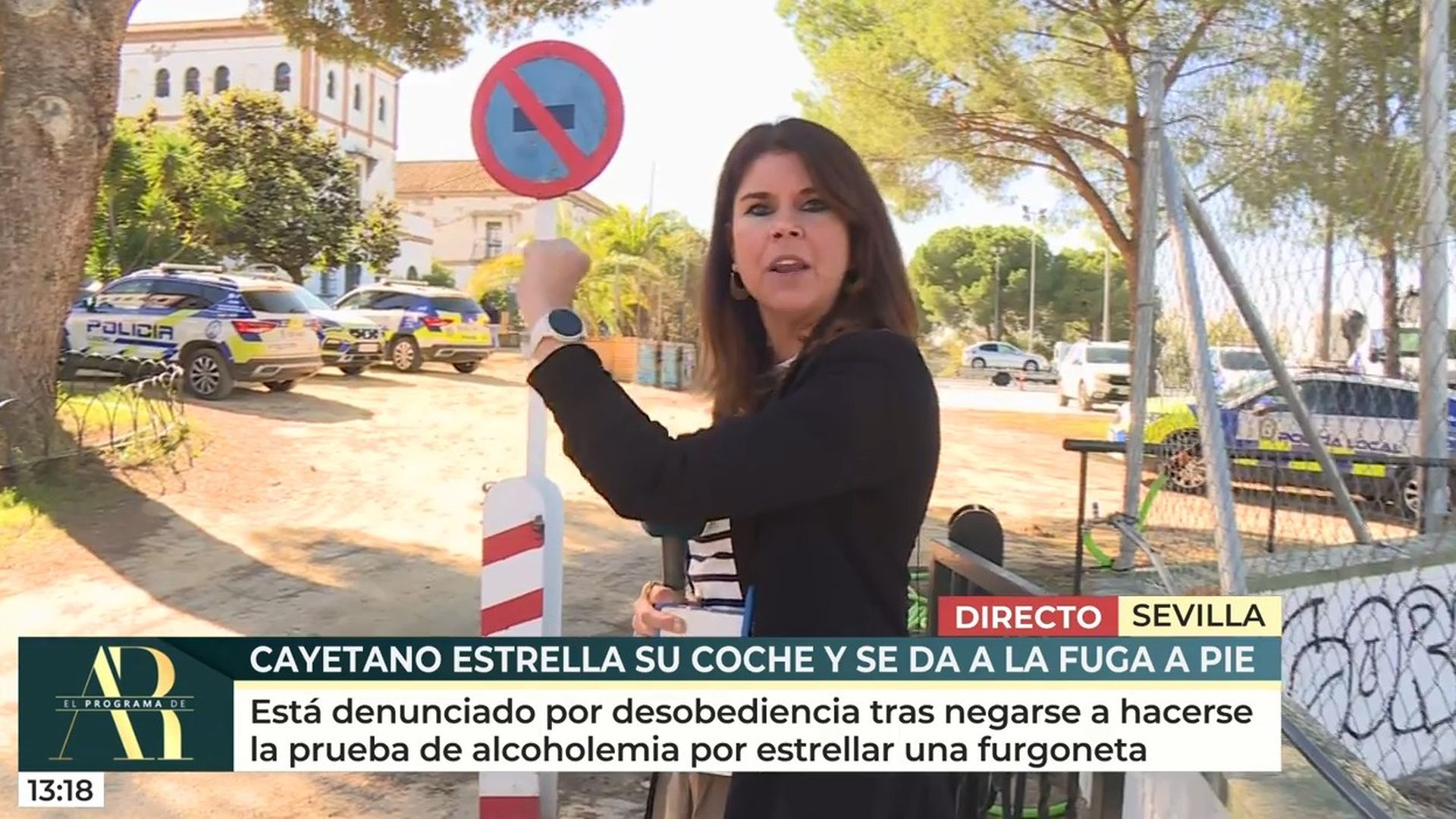 Reconstrucción de los hechos del accidente de Cayetano Rivera: "Lo ven durante unos minutos en el césped de esa rotonda"