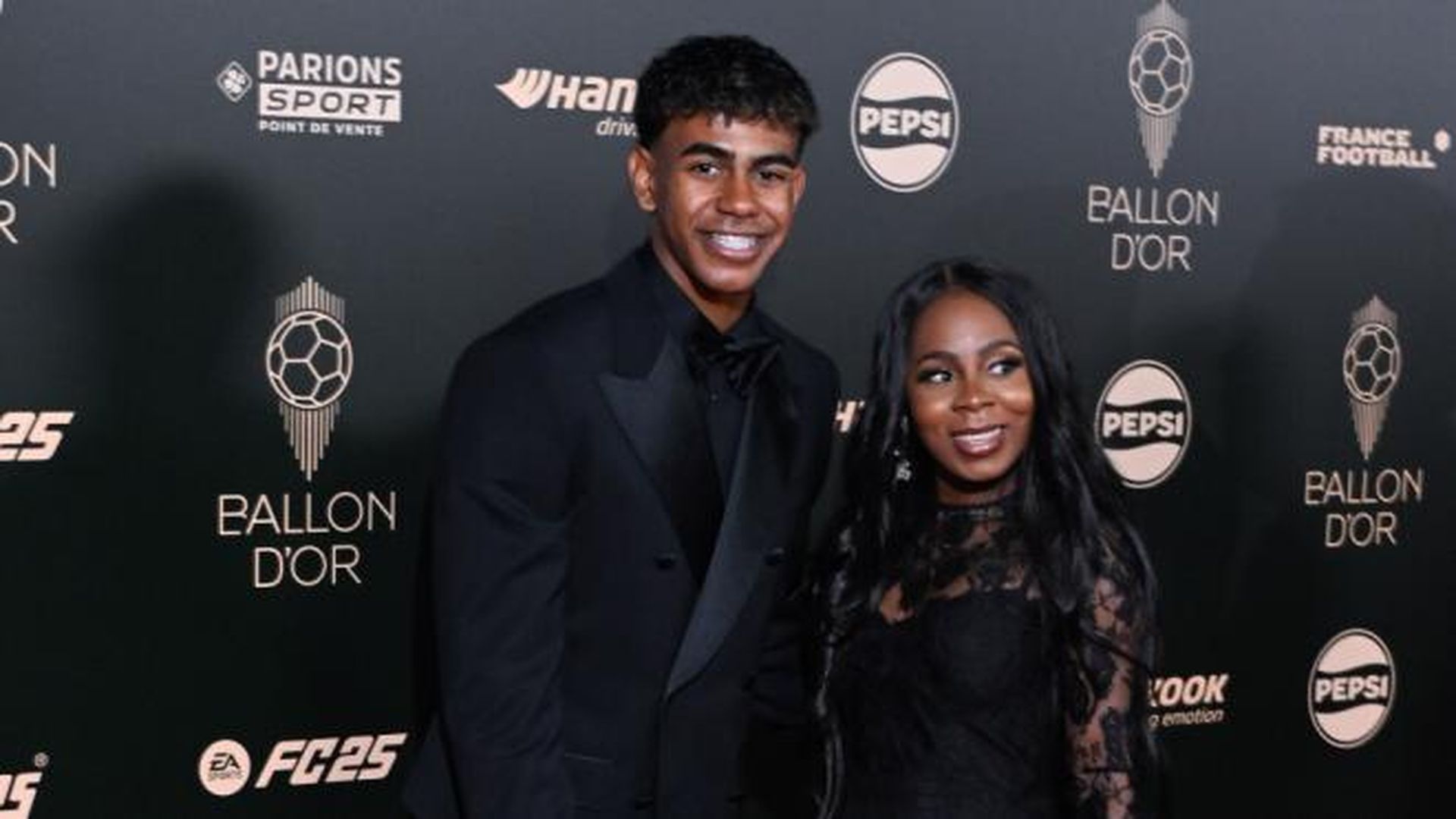 Sheila Ebana y Lamine Yamal