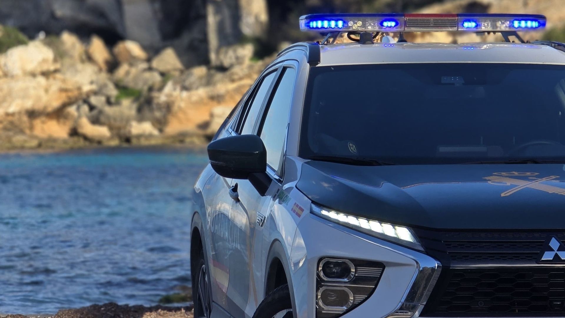 Un coche de la Guardia Civil