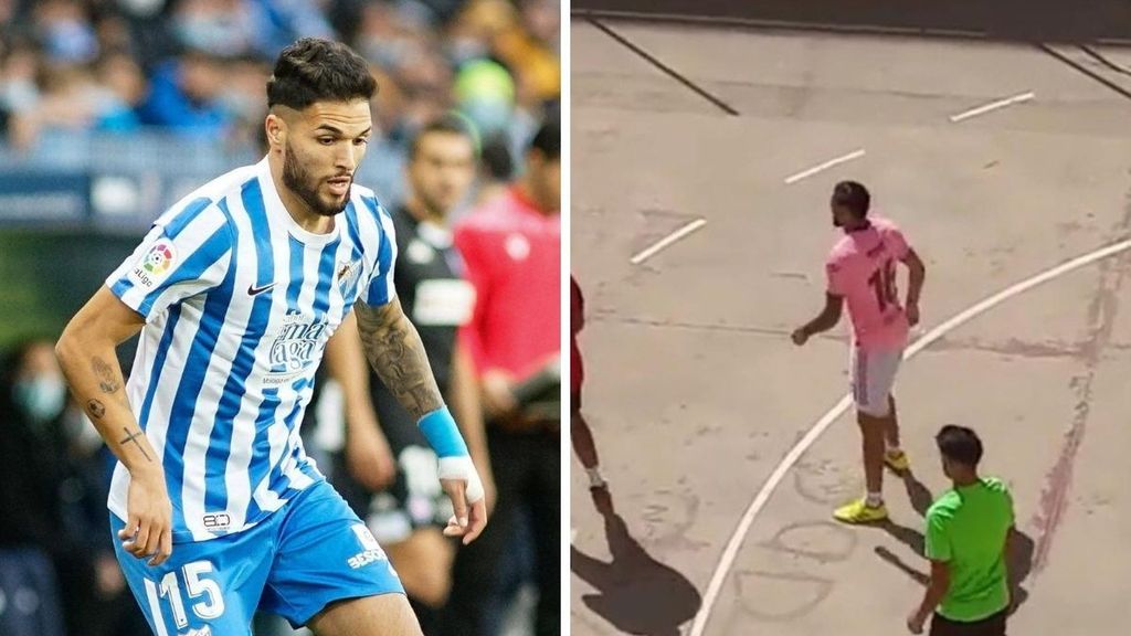 La imagen más surrealista: Antoñín juega una pachanga con la camiseta de Pedri del Barcelona y se enfrenta a una sanción