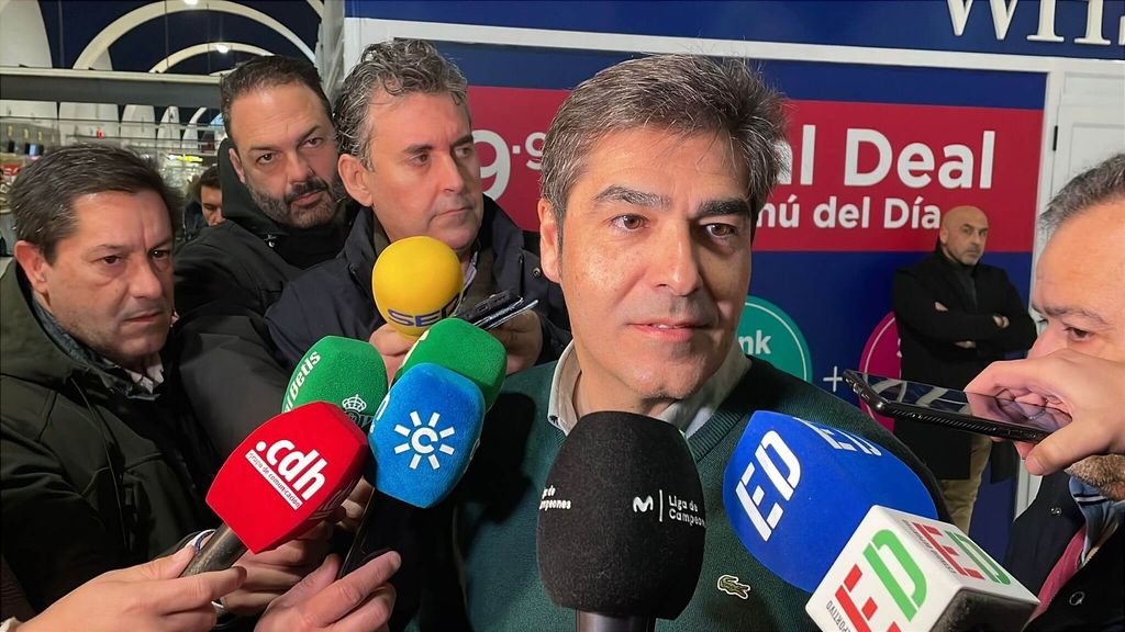 Ángel Haro a la salida del viaje a Bélgica