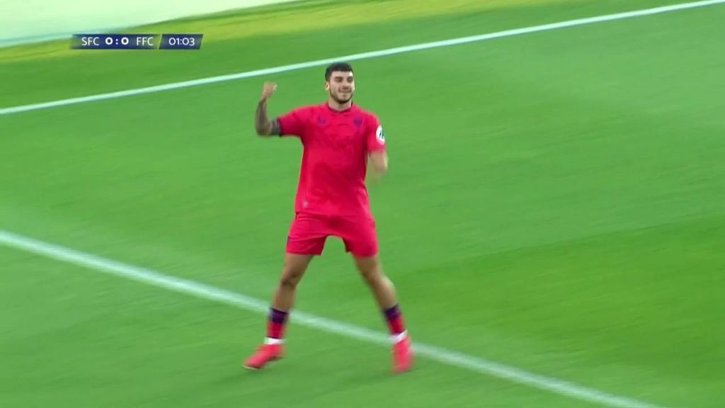 Fulham-Sevilla (Pretemporada 2024): Gol de Isaac Romero