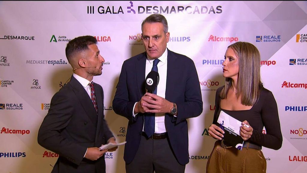 José Antonio Montero, Director de Asuntos Públicos y Relaciones Institucionales de LALIGA, antes de la gala Desmarcadas 2025