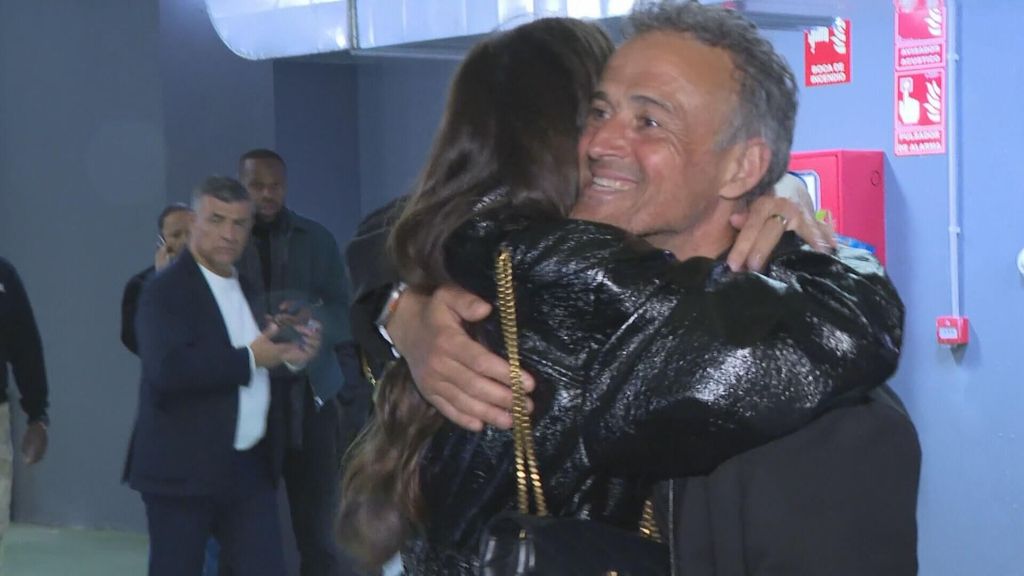 Luis Enrique, emocionado