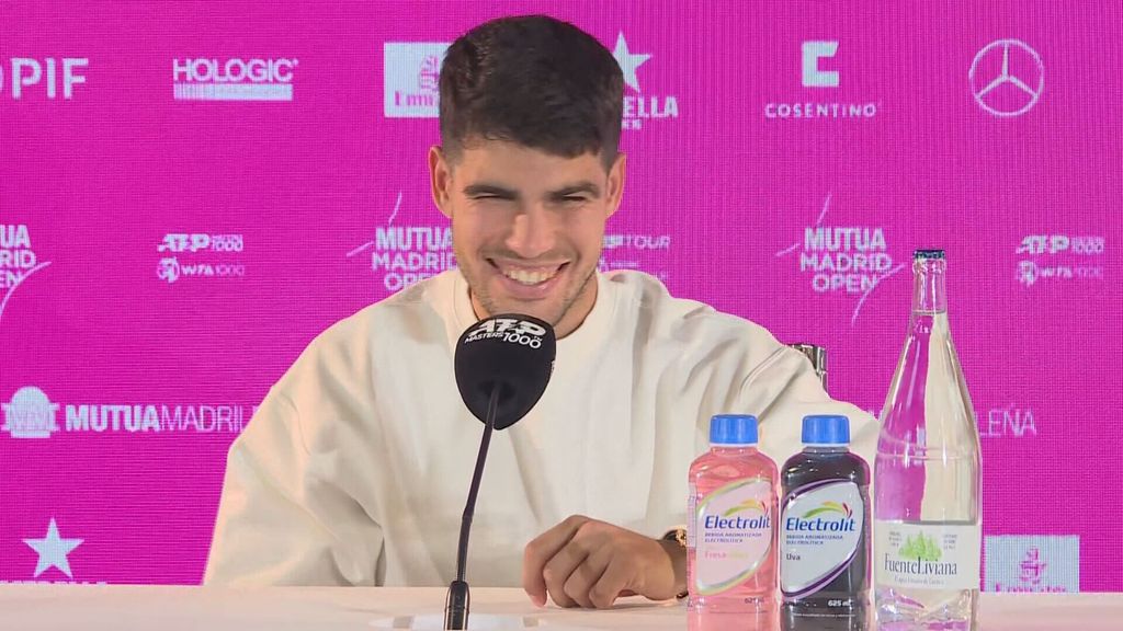 Carlos Alcaraz desvela la razón de tener el vendaje y el día que decidió jugar: "No cogí la raqueta hasta que vine aquí"