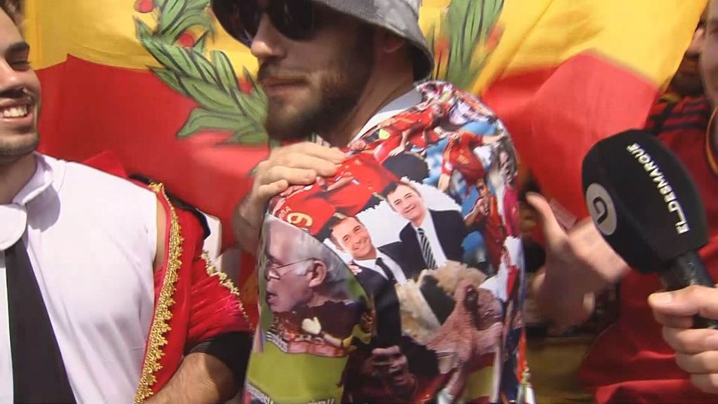 La afición española enloquece antes de enfrentarse a Georgia en la Eurocopa 2024