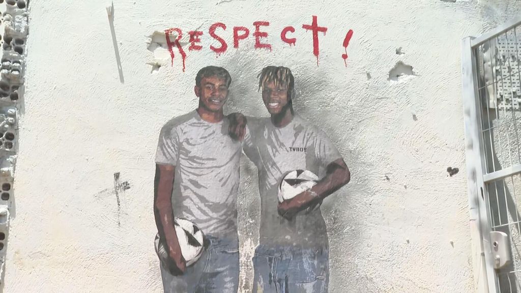 La fiebre por Nico Williams en Barcelona crece: el mural junto a Lamine Yamal