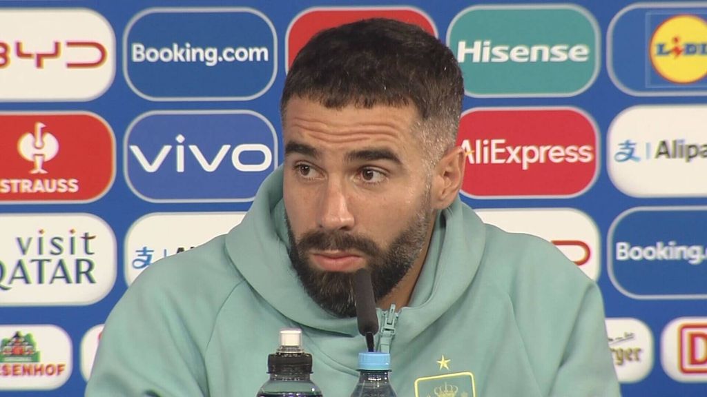Rueda de prensa de Carvajal previa al España-Alemania de cuartos de final de la Eurocopa