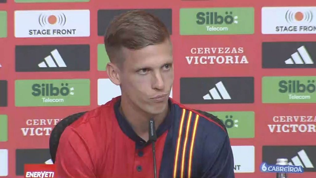 La rueda de prensa de Dani Olmo previa a la final de la Eurocopa