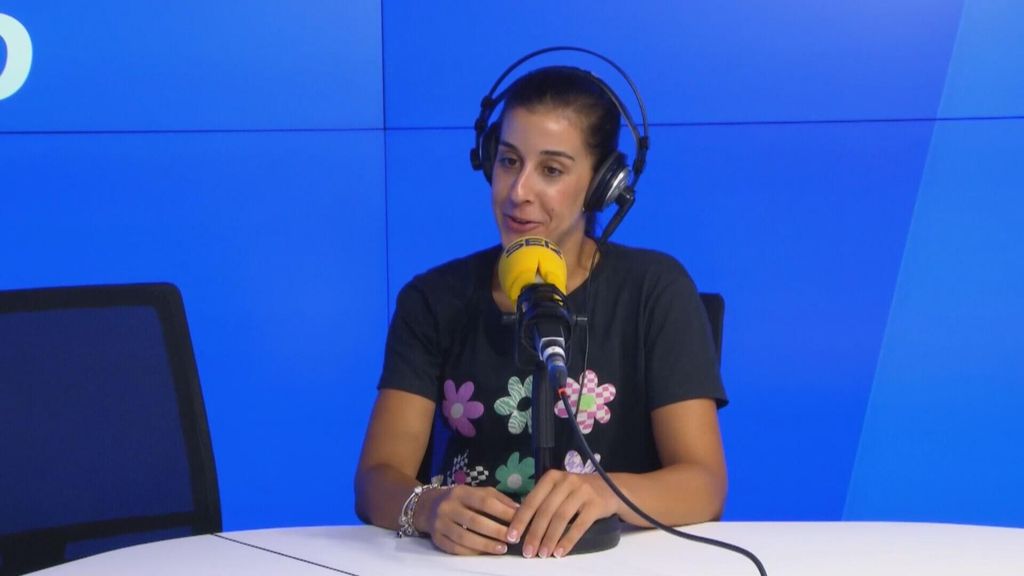 Carolina Marín señala cómo se está recuperando en Huelva