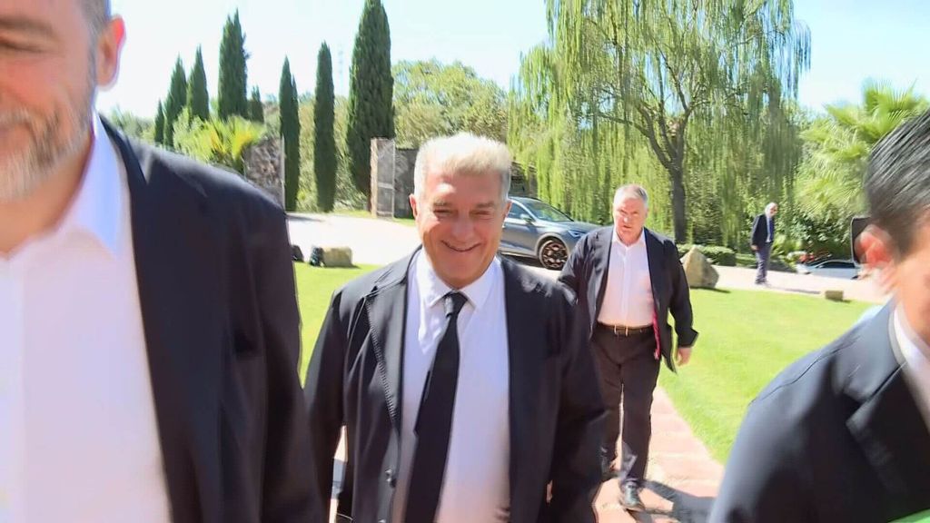 Joan Laporta tira de ironía con los penaltis del Real Madrid